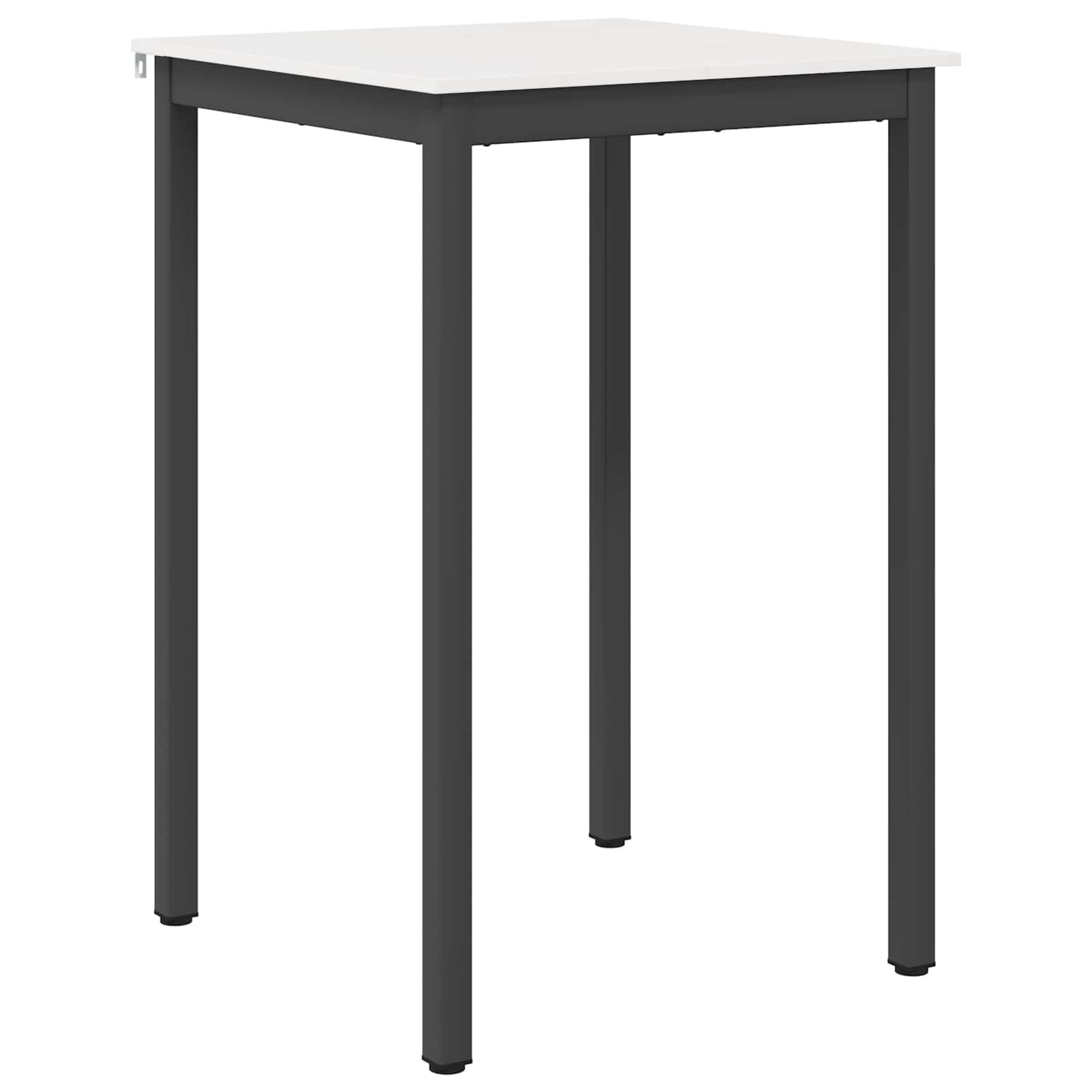 Mesa de bar branco 70 x 70 x 105 cm madeira de pinheiro sólida