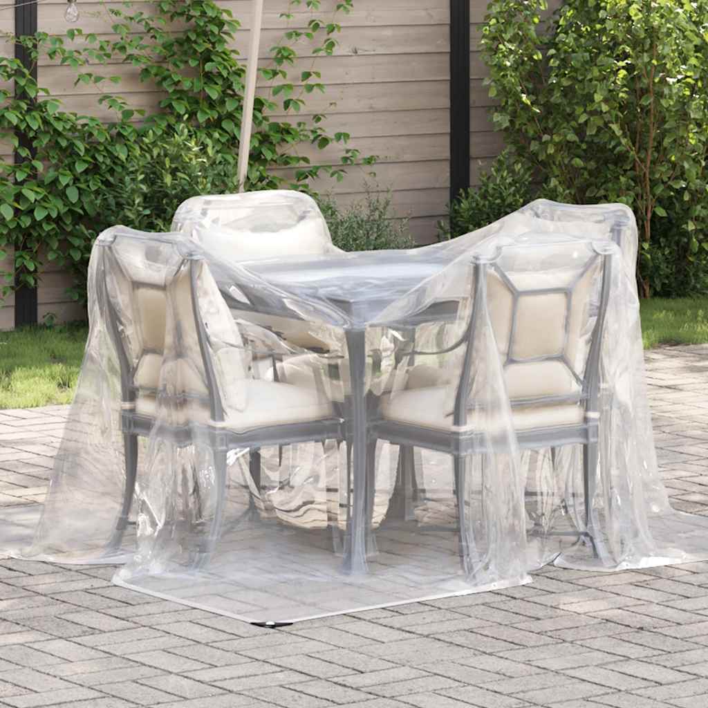 Encerado transparente com ilhós 2x3 m polietileno