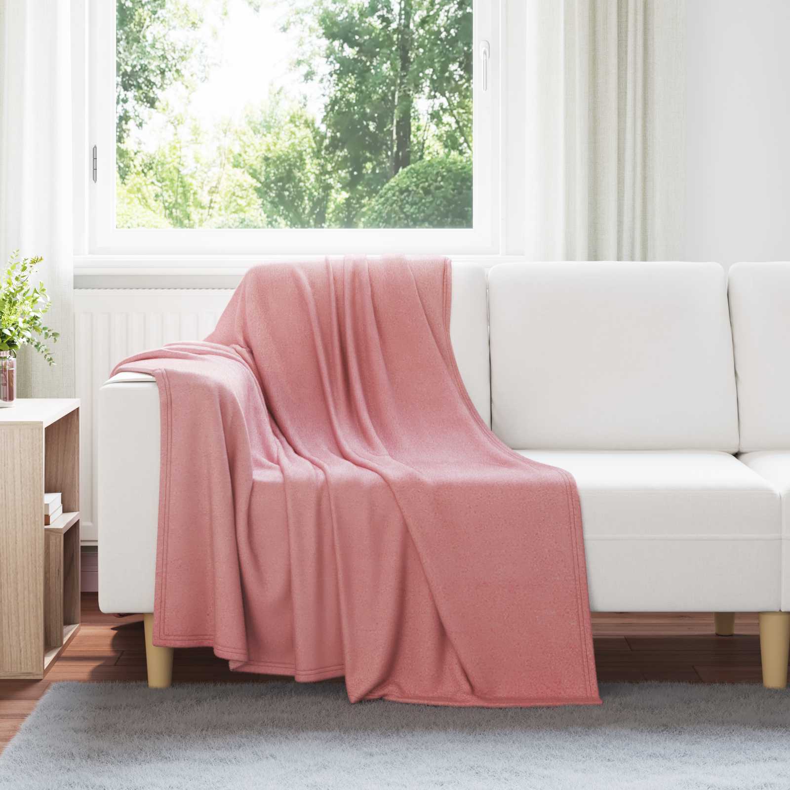 Cobertores de sofá 24 unid. rosa 170 x 130 cm 7.43 lã