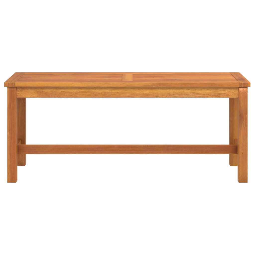 Banco de jardim 110x35x45 cm madeira de acácia maciça