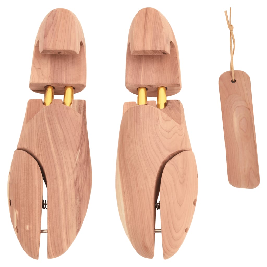 Alargador de calçado com calçadeira eu 42-43 cedro maciço