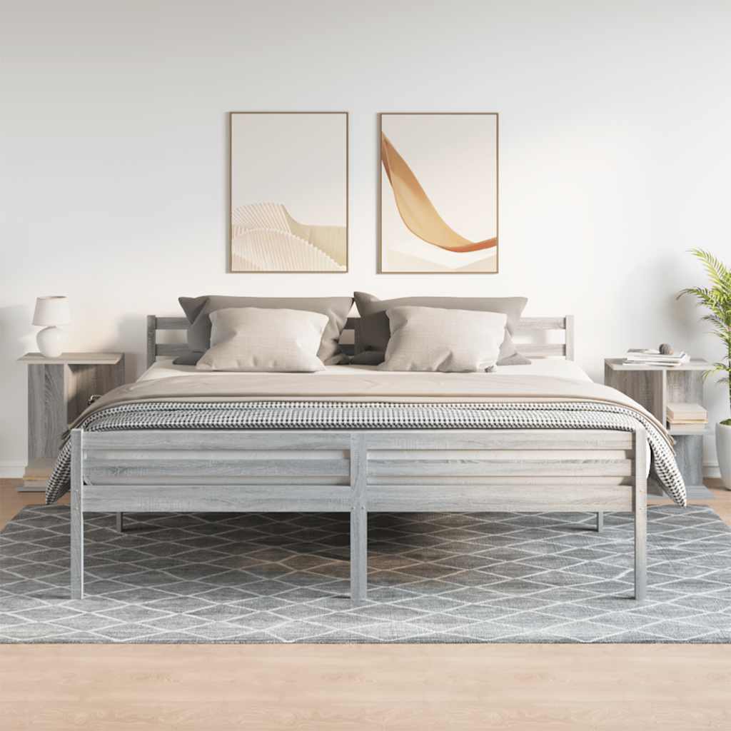Mesas cabeceira 2pcs 46,5x29x61 cm deriv. madeira cinza sonoma