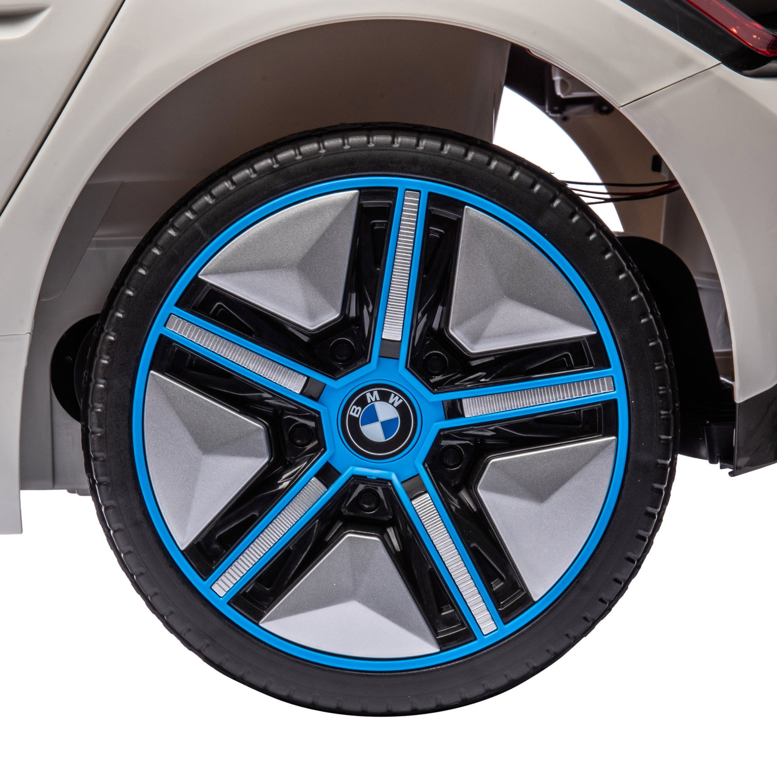 Carro elétrico para crianças bmw i4 12v com controlo remoto música mp3 ecrã luzes e cinto de segurança 115x67x45 cm branco