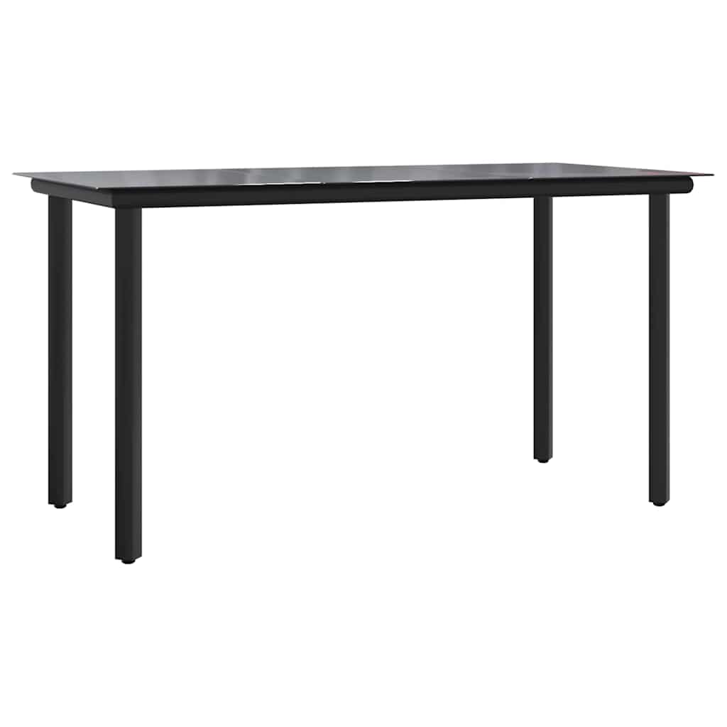 9 Pcs conjunto de jantar p/ jardim c/ almofadões vime PE preto