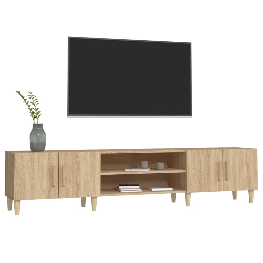 Móvel de TV carvalho sonoma 180x31,5x40 cm madeira engenheirada