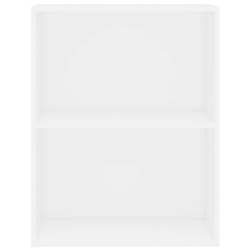 Estante com 2 prateleiras 60x30x76,5 cm contraplacado branco