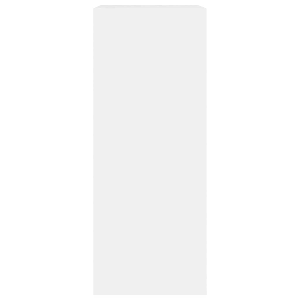 Estante com 2 prateleiras 60x30x76,5 cm contraplacado branco