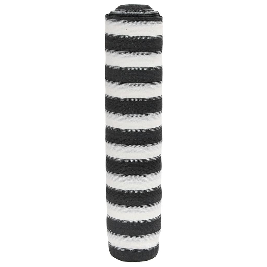 Rede de privacidade pead 195 g/m² 1x10 m antracite e branco