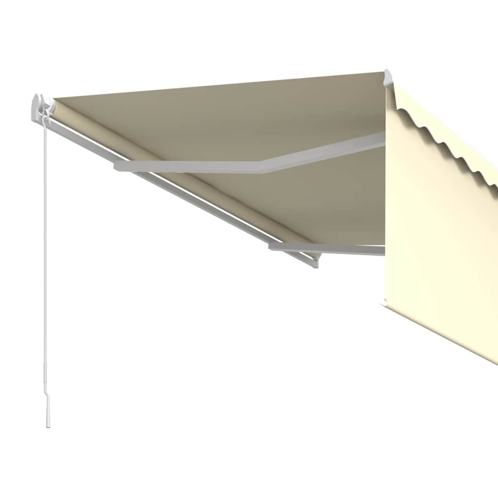 Toldo retrátil manual com estore 3x2,5 m cor creme