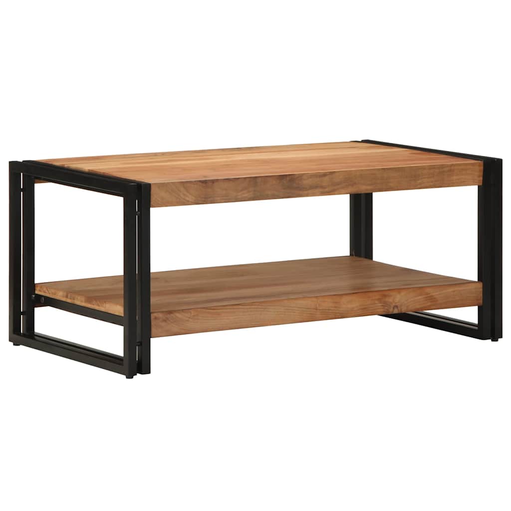 Mesa de centro 90x50x38 cm madeira de acácia maciça