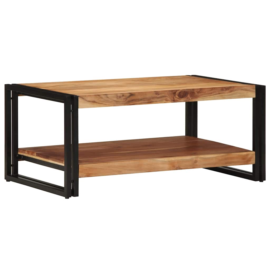 Mesa de centro 90x50x38 cm madeira de acácia maciça