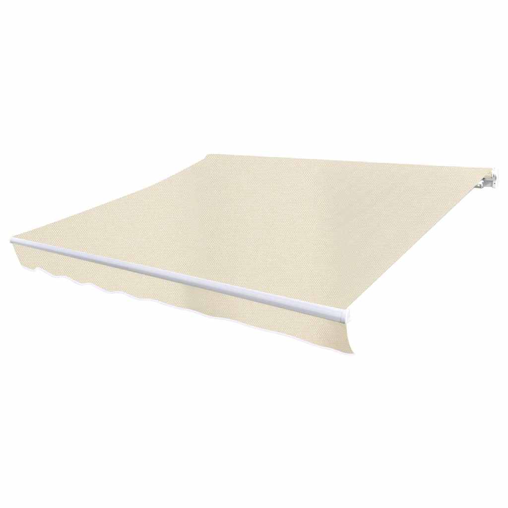 Tecido de substituição para toldo creme 400x300 cm poliéster