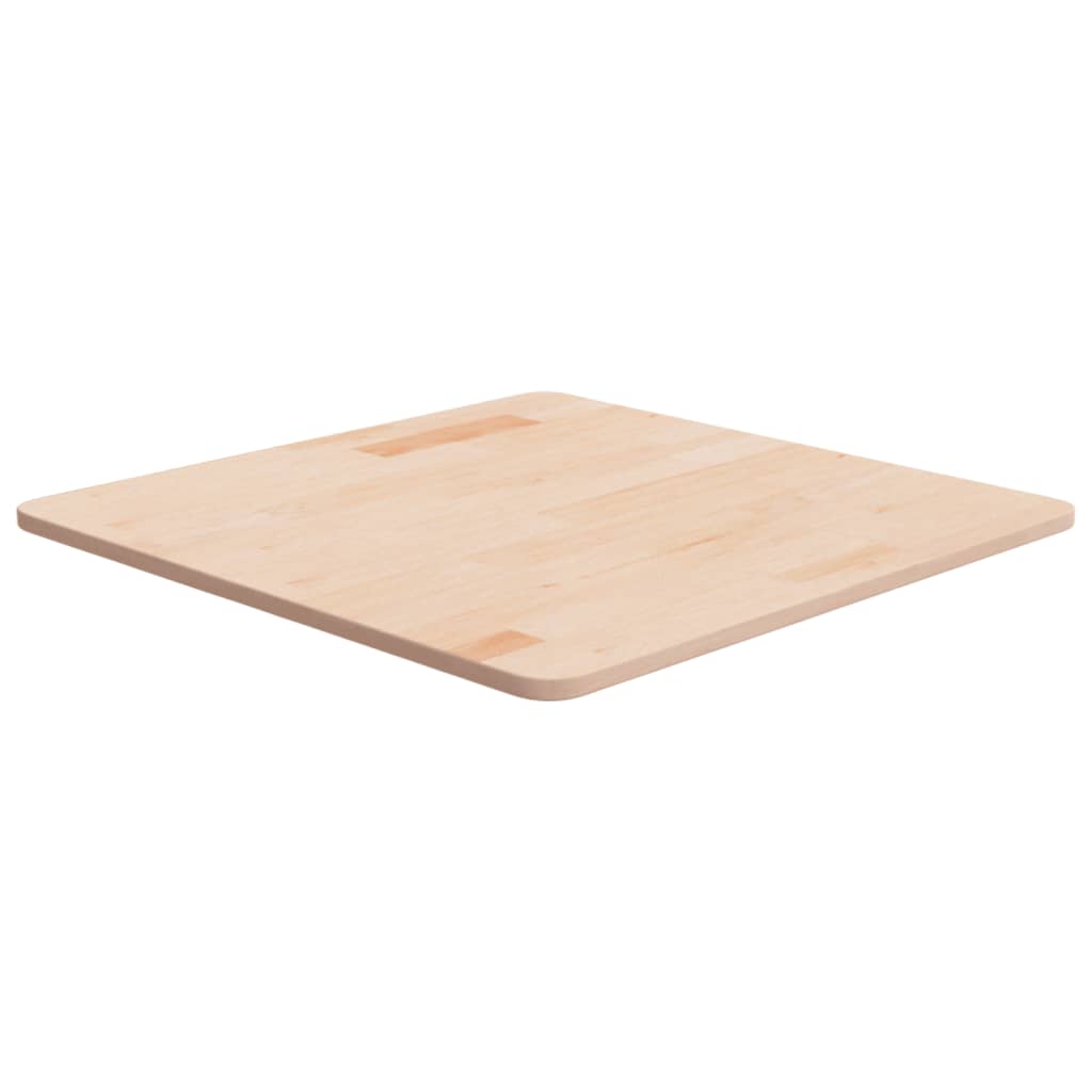 Tampo de mesa quadrado 60x60x1,5 cm carvalho maciço não tratado