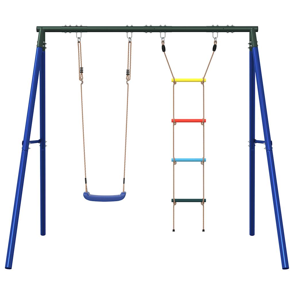 Conjunto de baloiço para exterior com um baloiço e escada