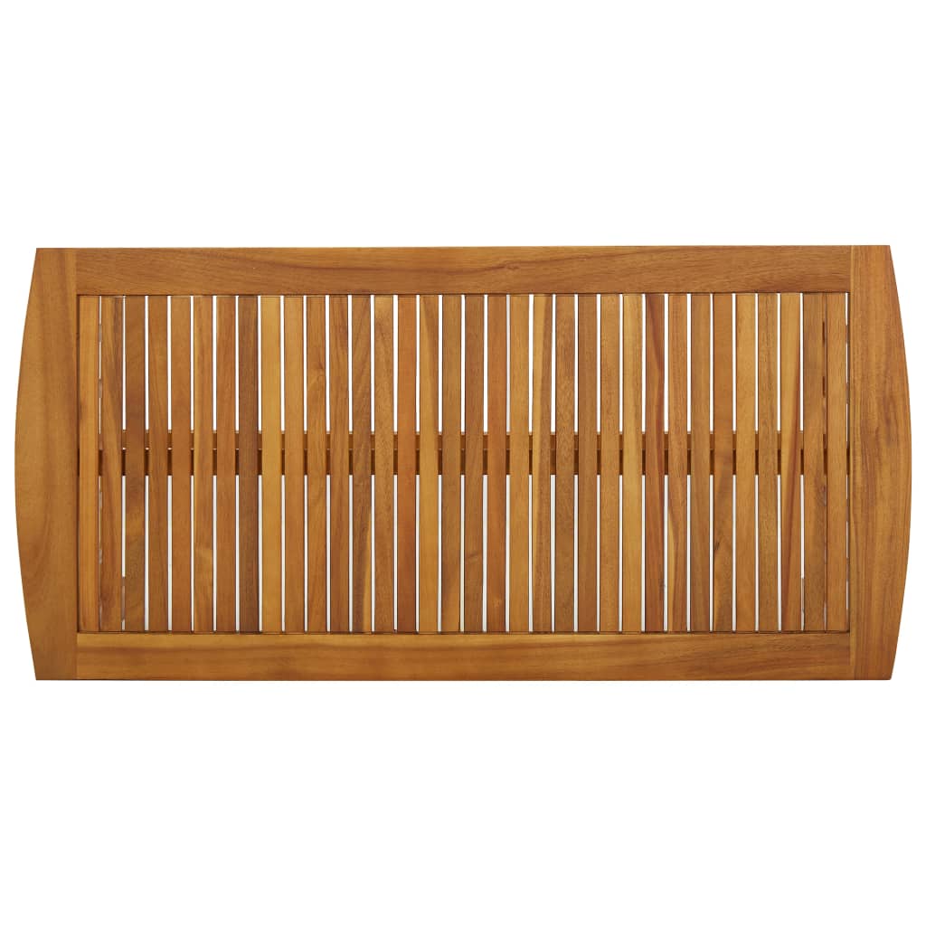 Mesa de centro 102x50x43 cm madeira de acácia maciça