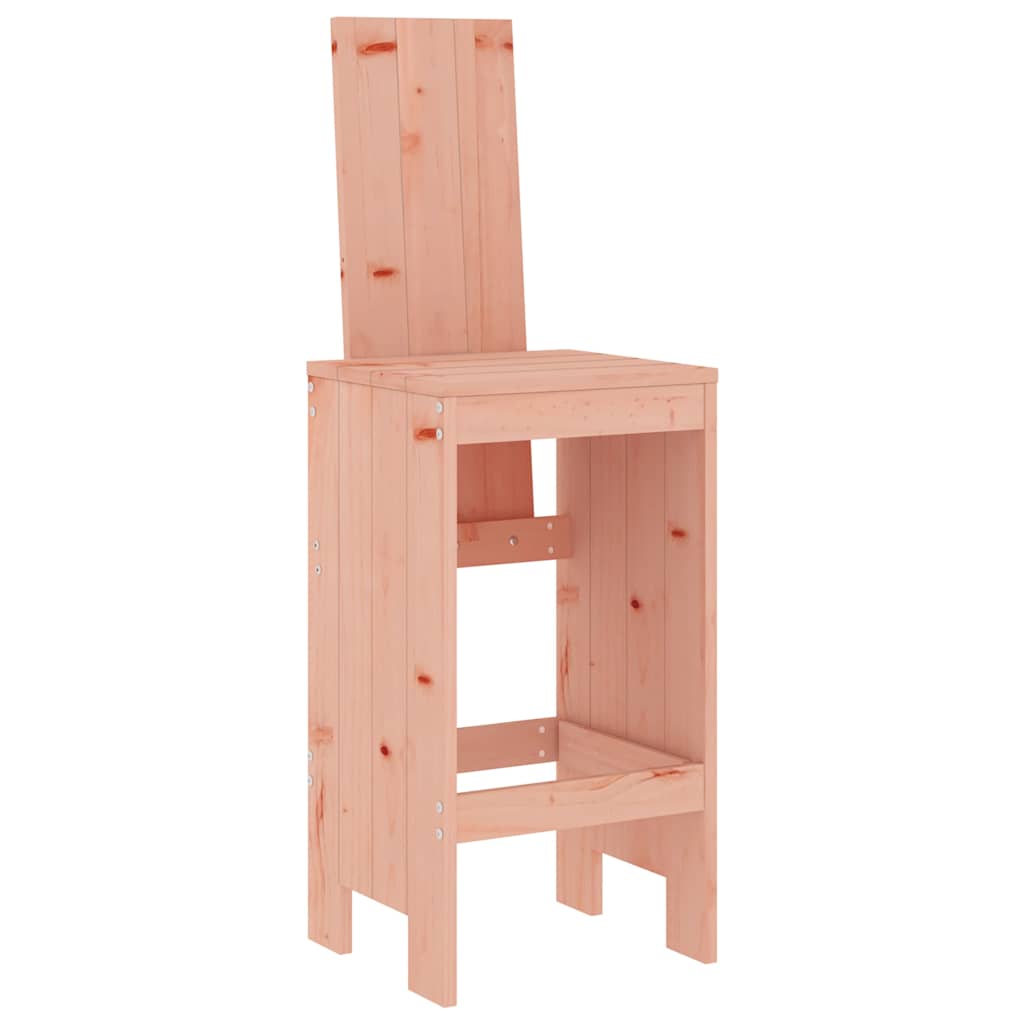 7 Pcs conjunto de bar para jardim madeira de douglas maciça
