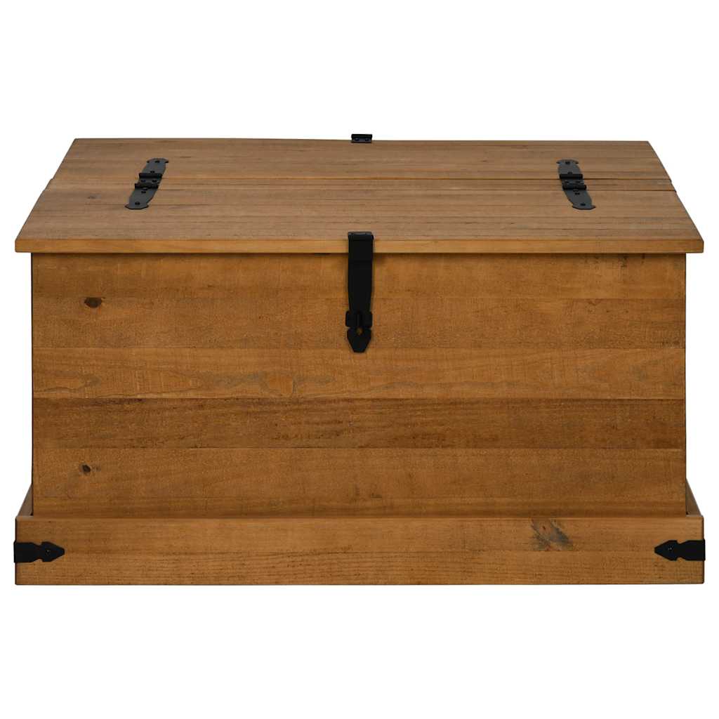 Caixa de arrumação halden 91x91x47 cm pinho maciço