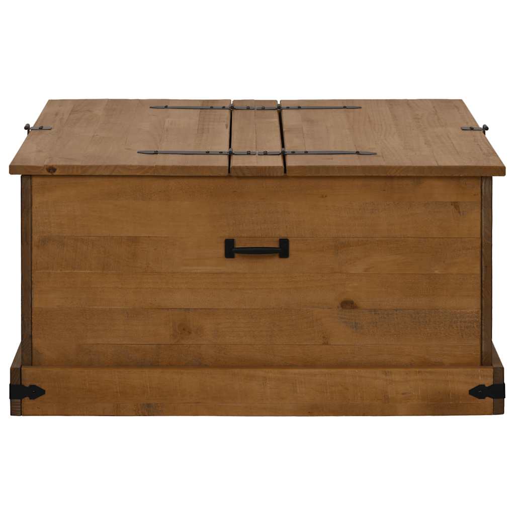 Caixa de arrumação halden 91x91x47 cm pinho maciço