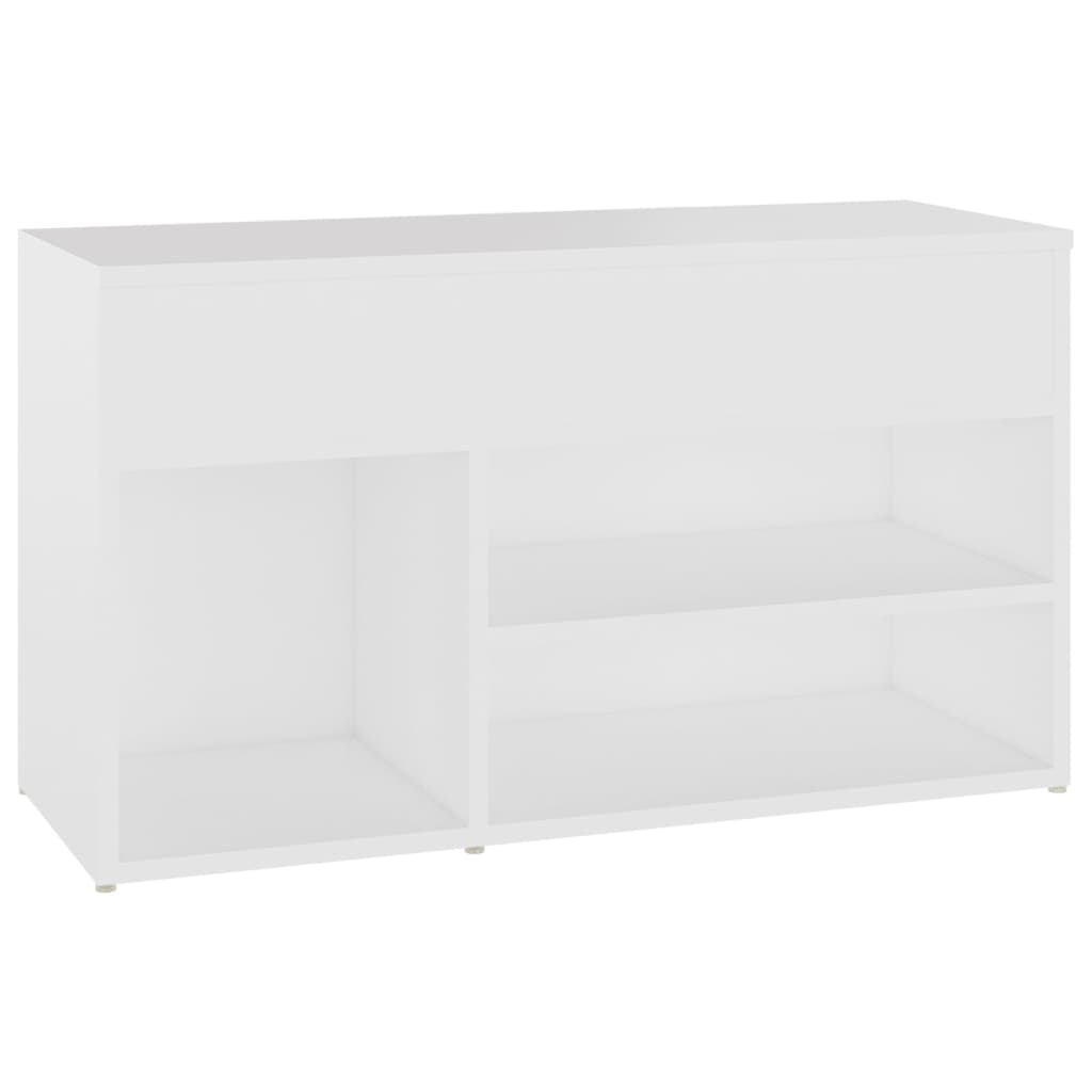 Banco sapateira 80x30x45 cm derivados de madeira branco