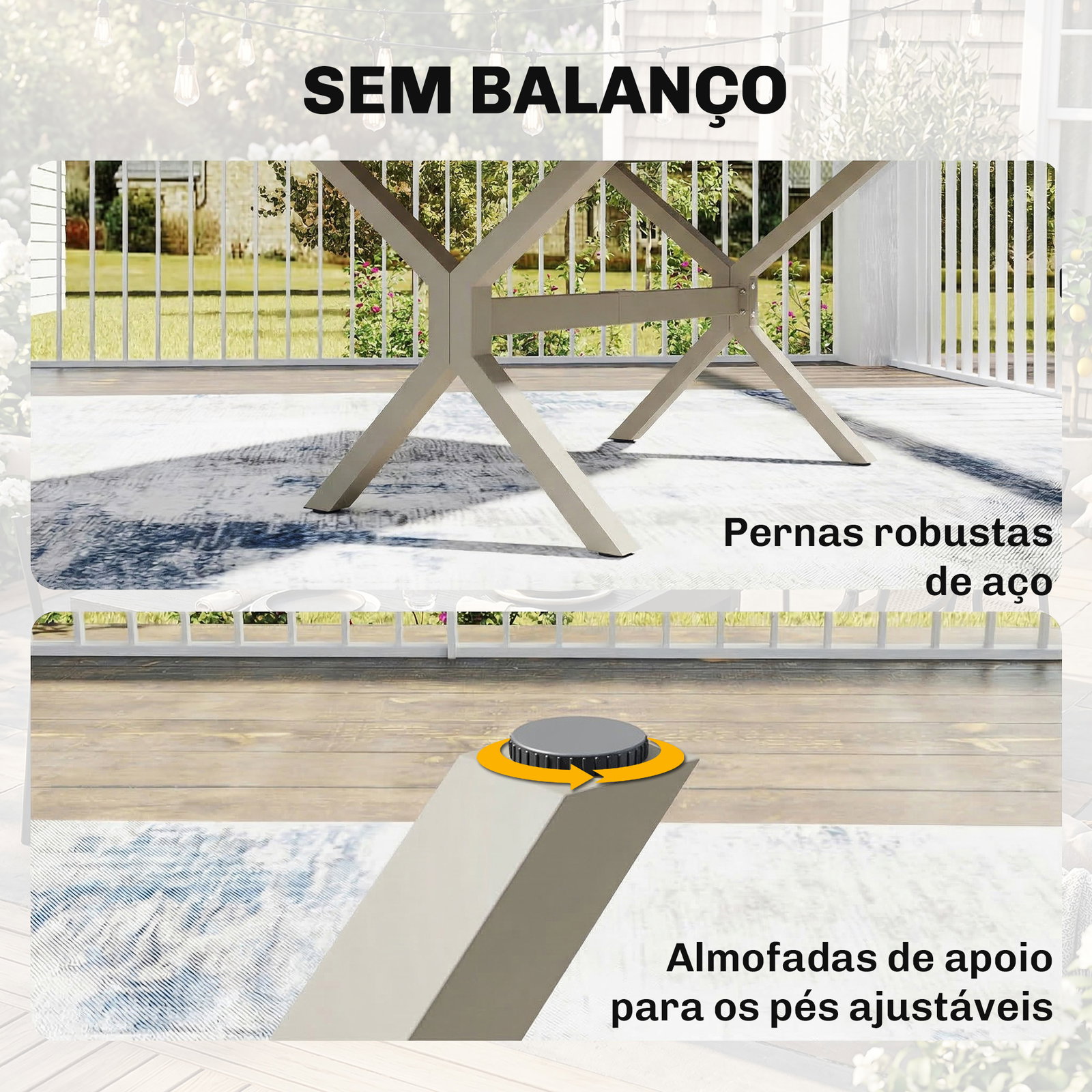 Mesa de jardim extensível com superfície em alumínio 154/214x85 cm com efeito madeira para 8-10 pessoas cinza claro