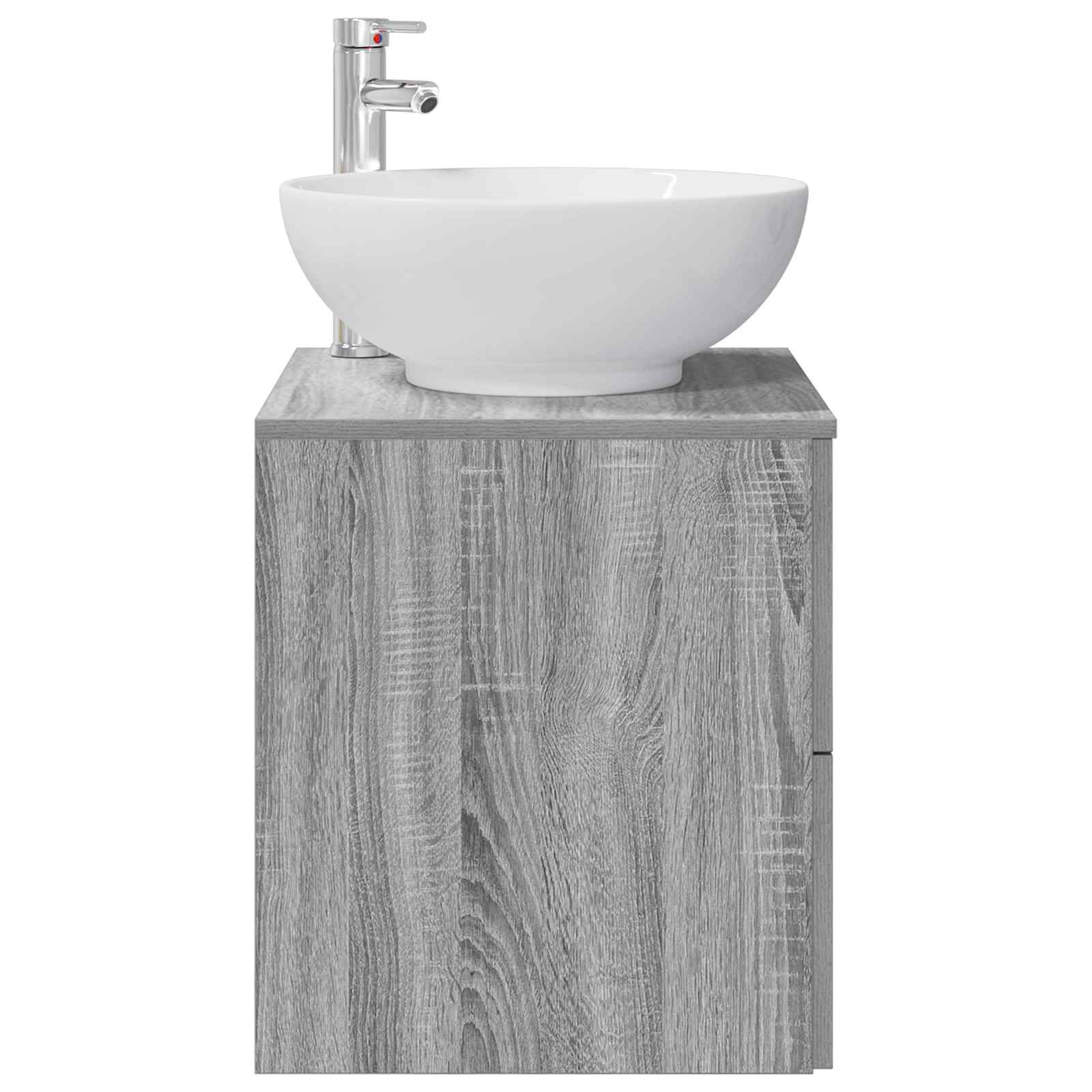 Vaidade com pia suspensa sonoma cinzento 49,5 x 44,5 x 66,5 cm