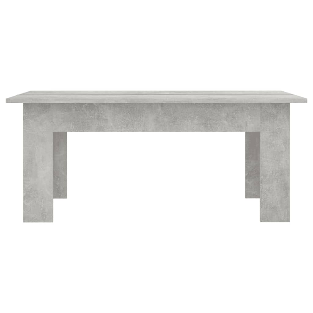 Mesa de centro 100x60x42 cm derivados madeira cinzento cimento