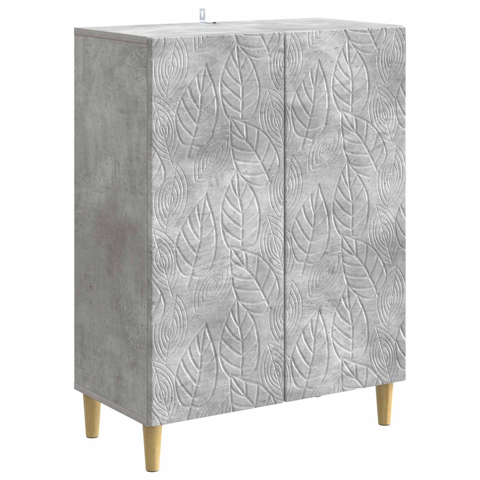 Buffet cinzento cimento 66 x 34,5 x 90 cm derivados de madeira