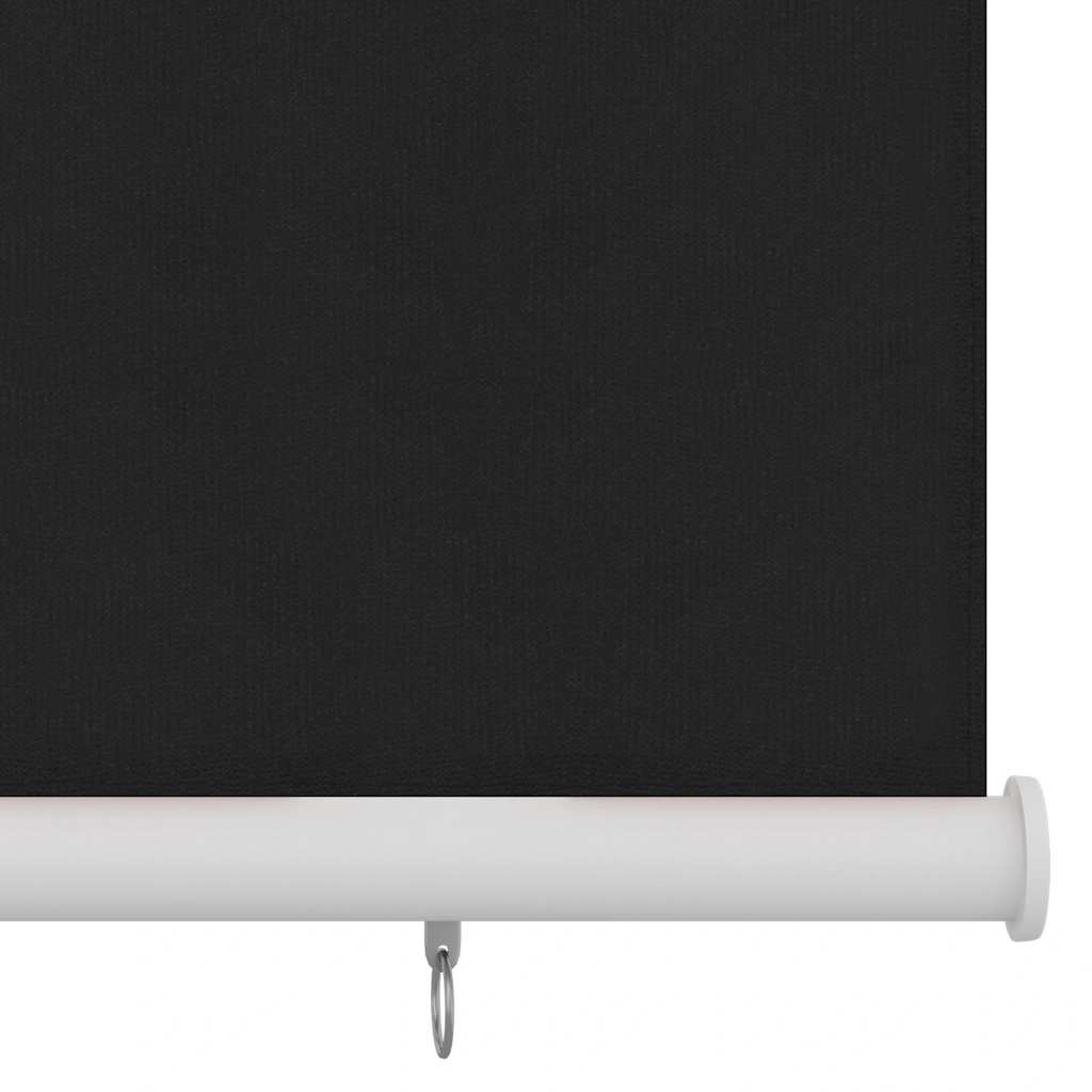 Estore de rolo para exterior 185 (l) x 140 (a) cm preto