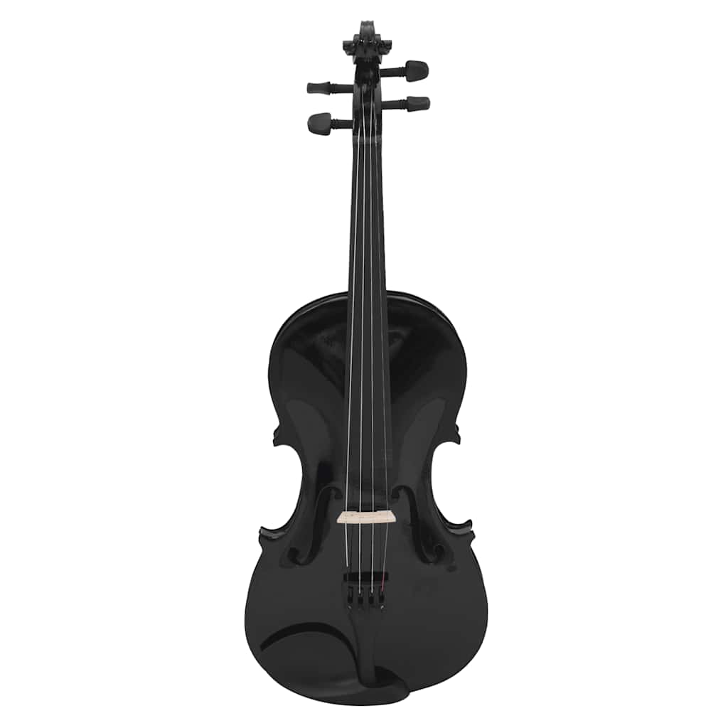 Conjunto completo violino c/ arco e apoio de queixo 4/4 preto
