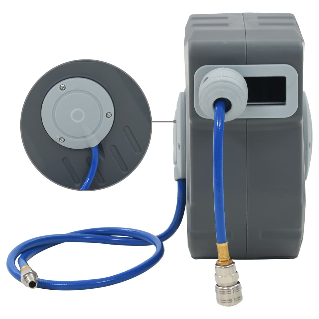 Enrolador automático de mangueira para ar comprimido 1/4" 12 m