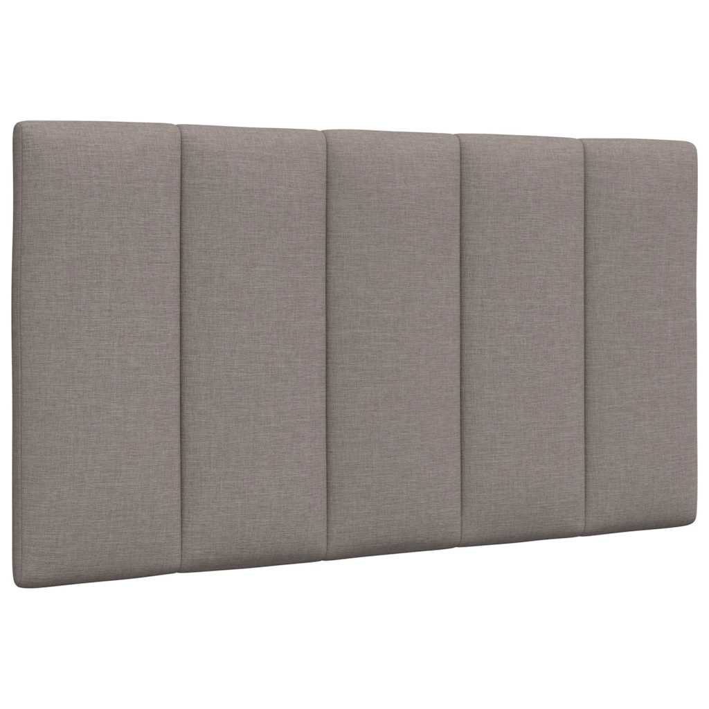 Almofadão de cabeceira hanko 80 cm tecido cinzento-acastanhado