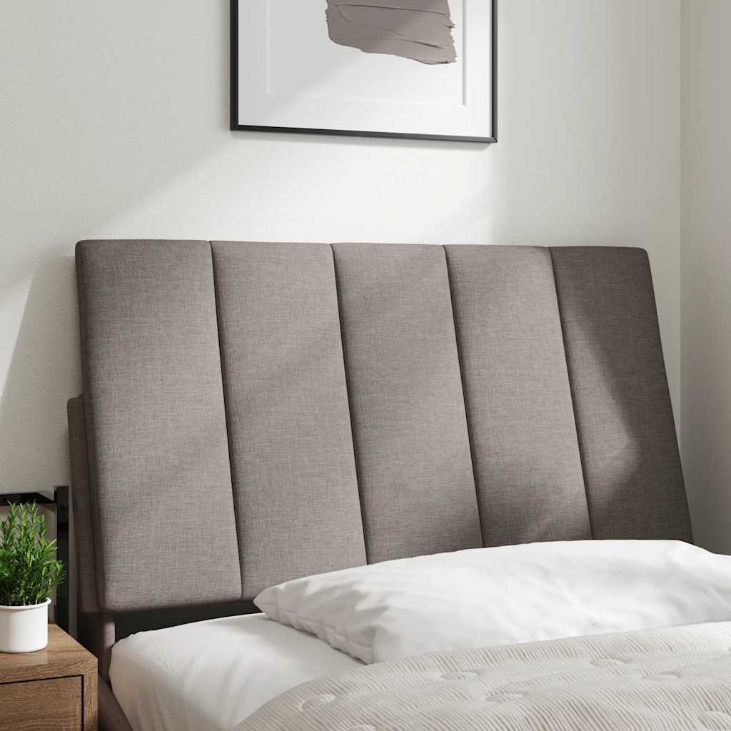 Almofadão de cabeceira hanko 80 cm tecido cinzento-acastanhado