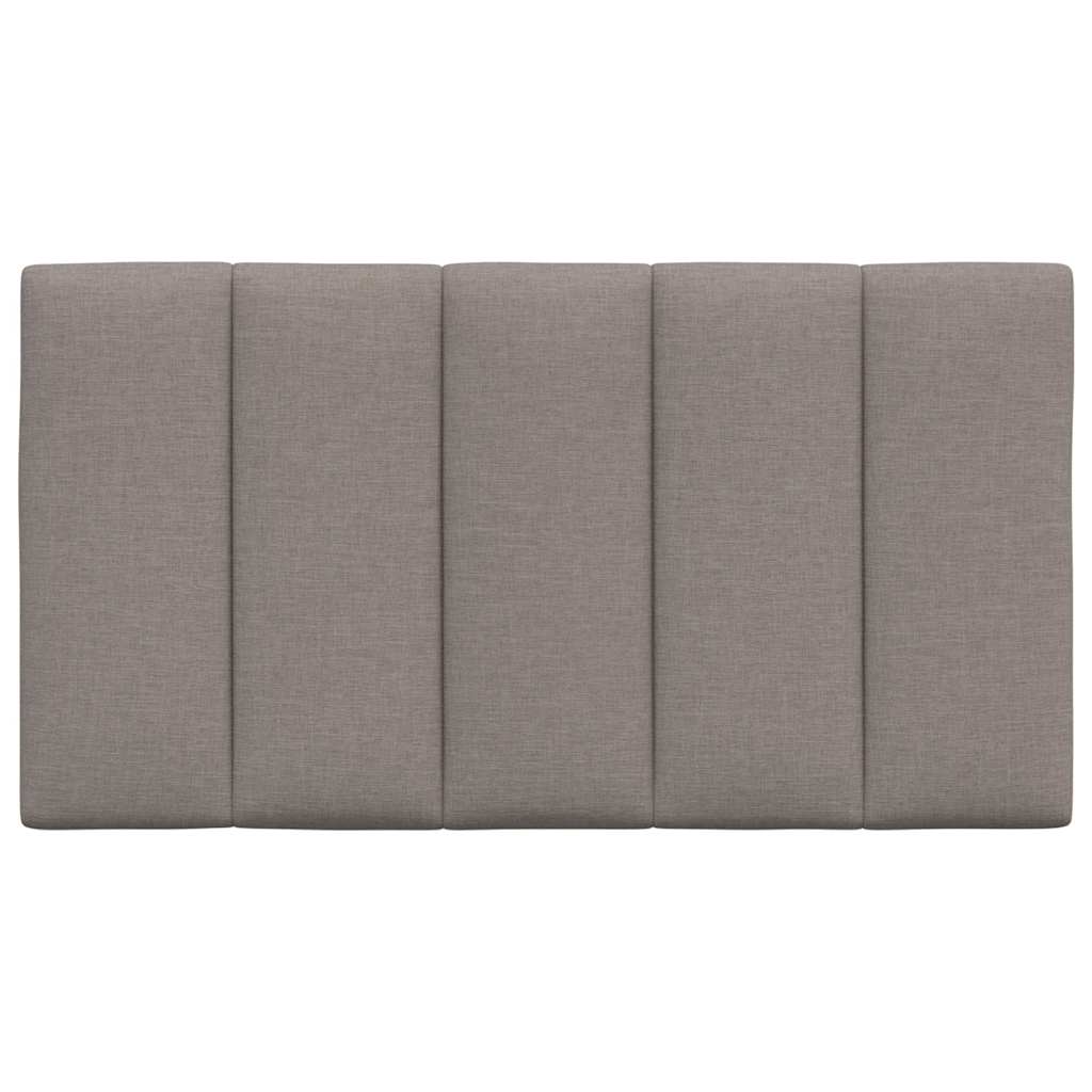 Almofadão de cabeceira hanko 80 cm tecido cinzento-acastanhado