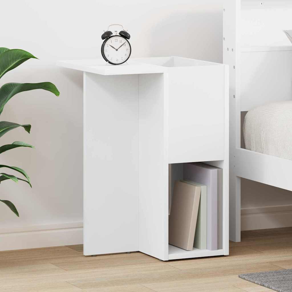 Mesa de apoio branco 35 x 40 x 55 cm derivados de madeira