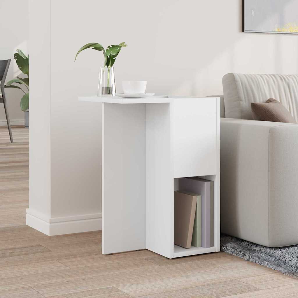 Mesa de apoio branco 35 x 40 x 55 cm derivados de madeira