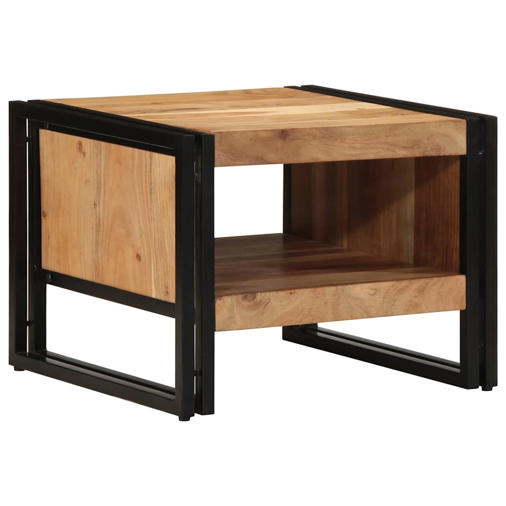 Mesa de centro 50x50x38 cm madeira de acácia maciça