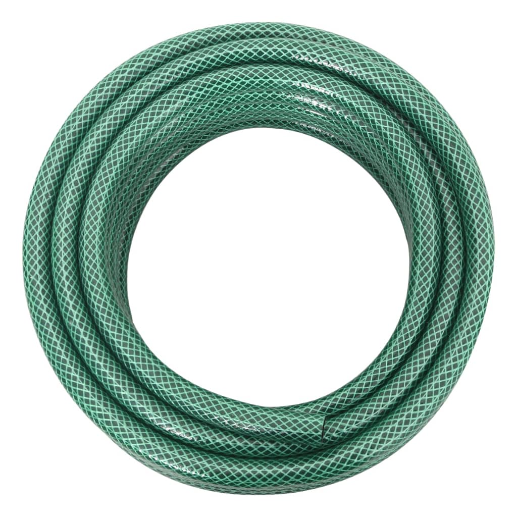 Mangueira de jardim com conjunto de encaixe 0,5" 30 m PVC verde