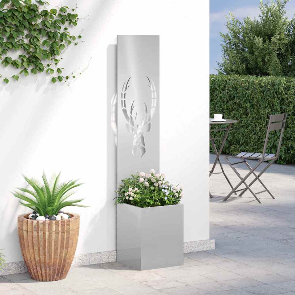 Tela de privacidade para jardim prata 32 x 32 x 150 cm