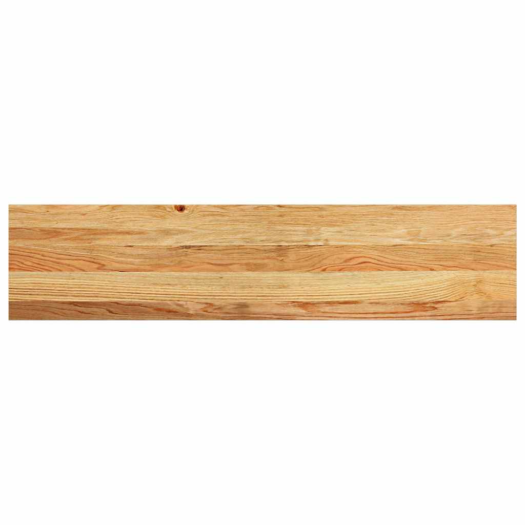 Tapetes de escada 4 pcs 110x25x2 cm carvalho castanho-claro