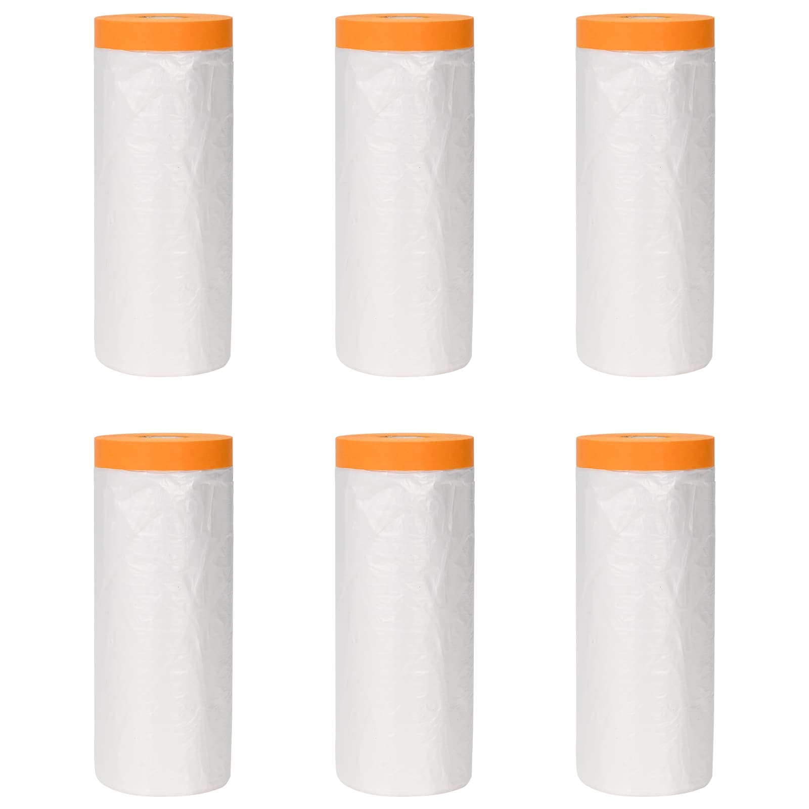 Folha de poeira com fita adesiva 6 unid. transparente HDPE