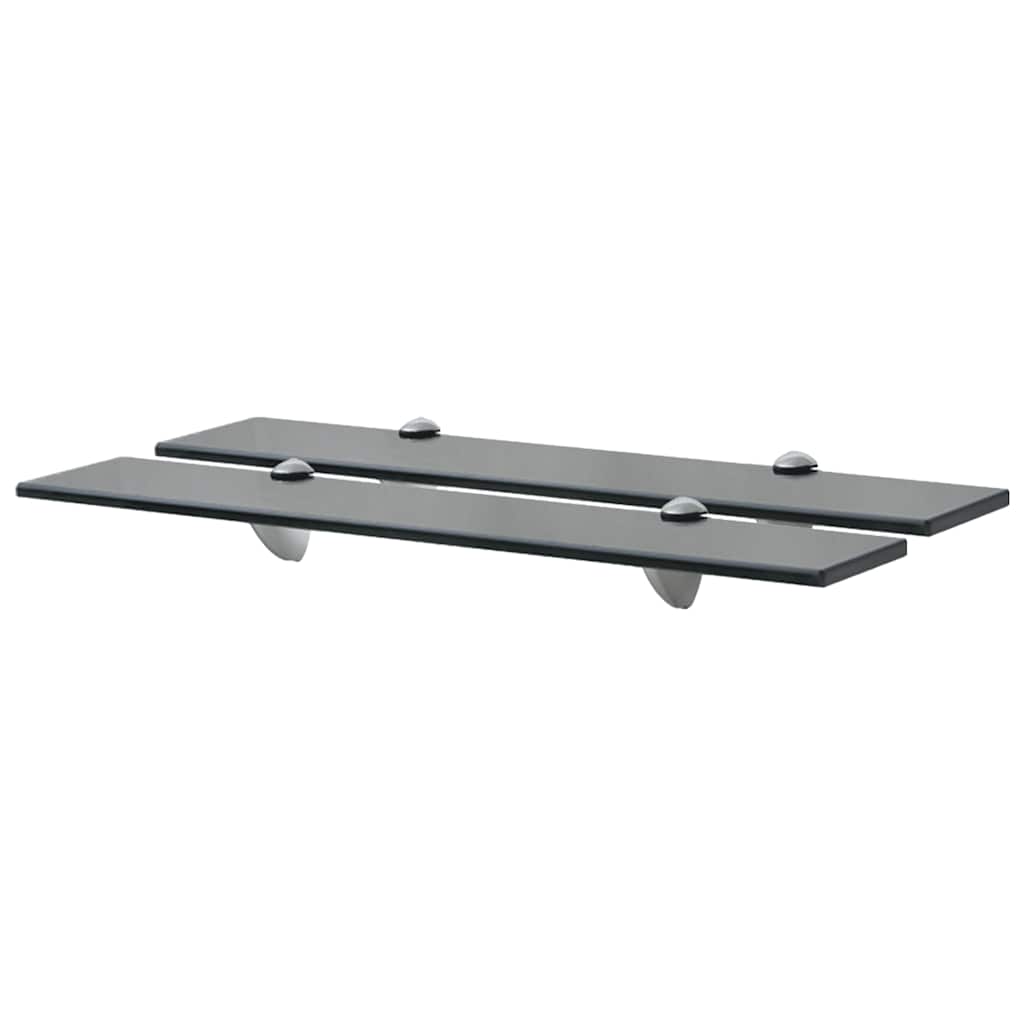 Prateleiras flutuantes 2 pcs vidro 60x20 cm 8 mm