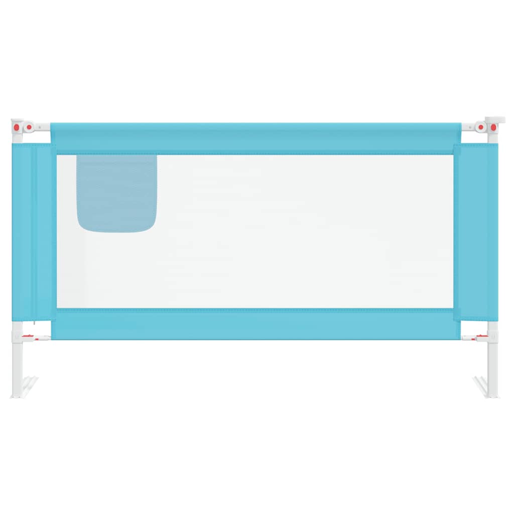 Barra de segurança p/ cama infantil tecido 150x25 cm azul