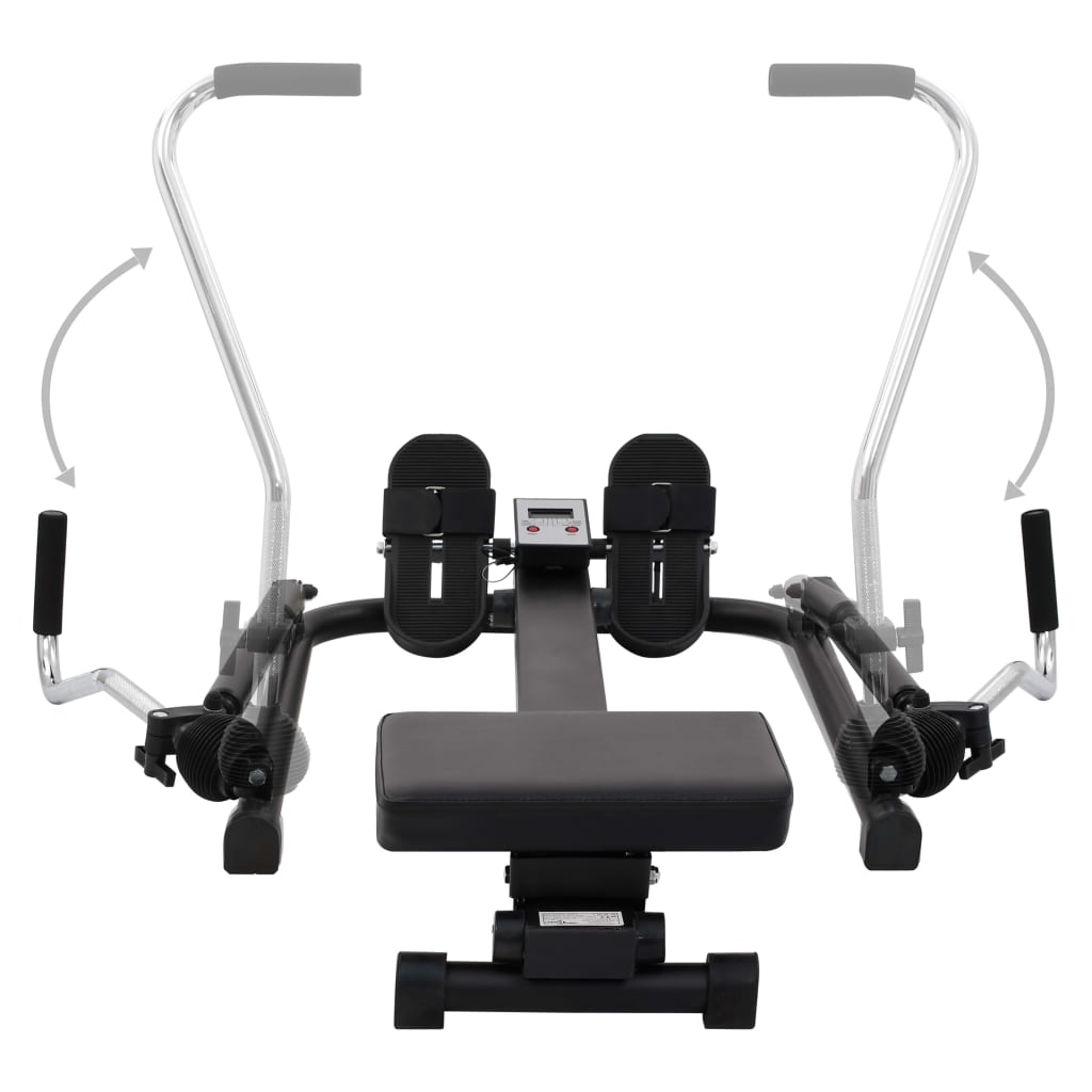 Máquina de remo 5 níveis com resistência hidráulica