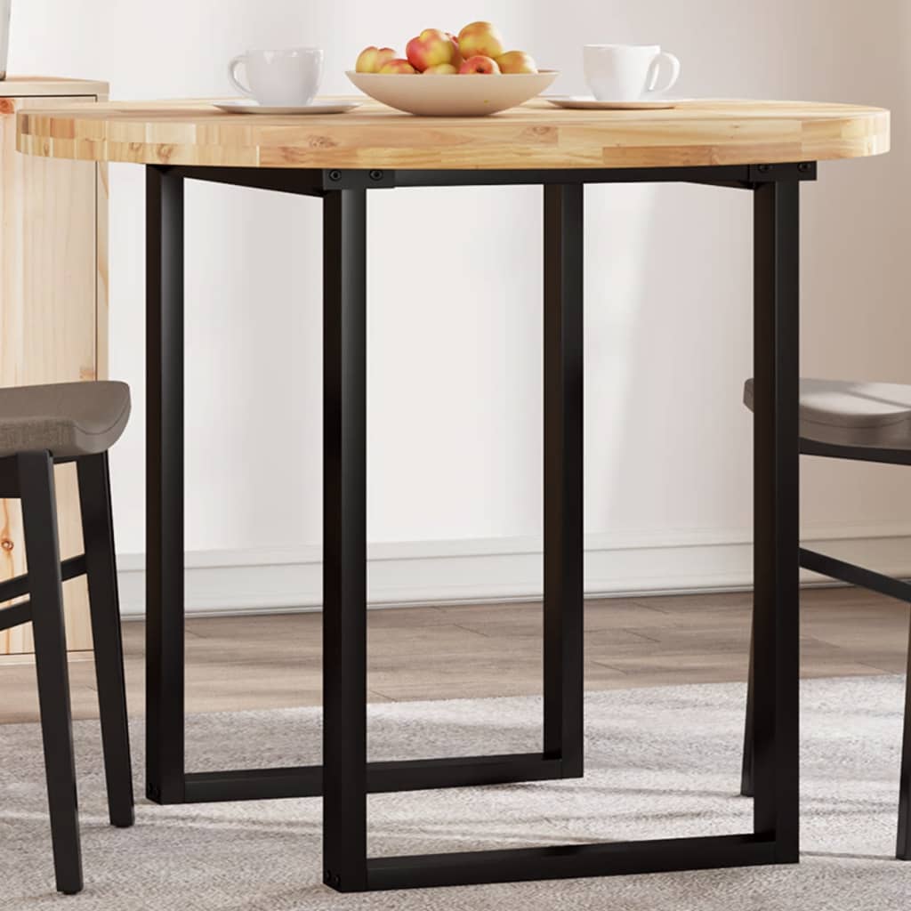 Tampo de mesa redondo ø90x4 cm madeira de acácia maciça