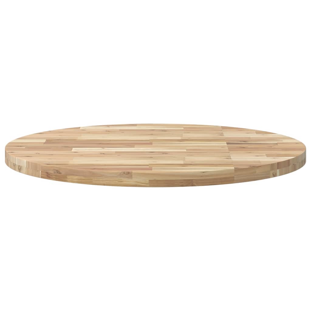 Tampo de mesa redondo ø90x4 cm madeira de acácia maciça