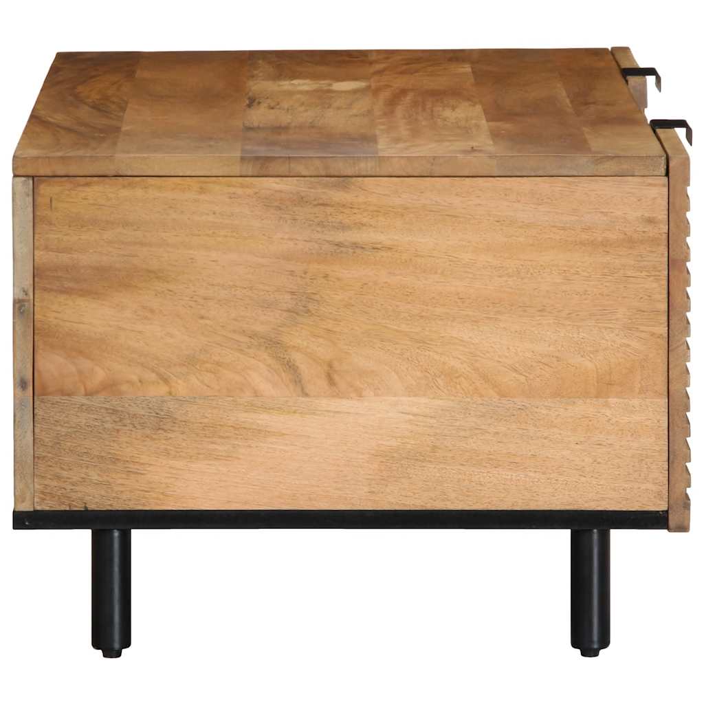Mesa de centro 100x54x40cm madeira de mangueira maciça castanho
