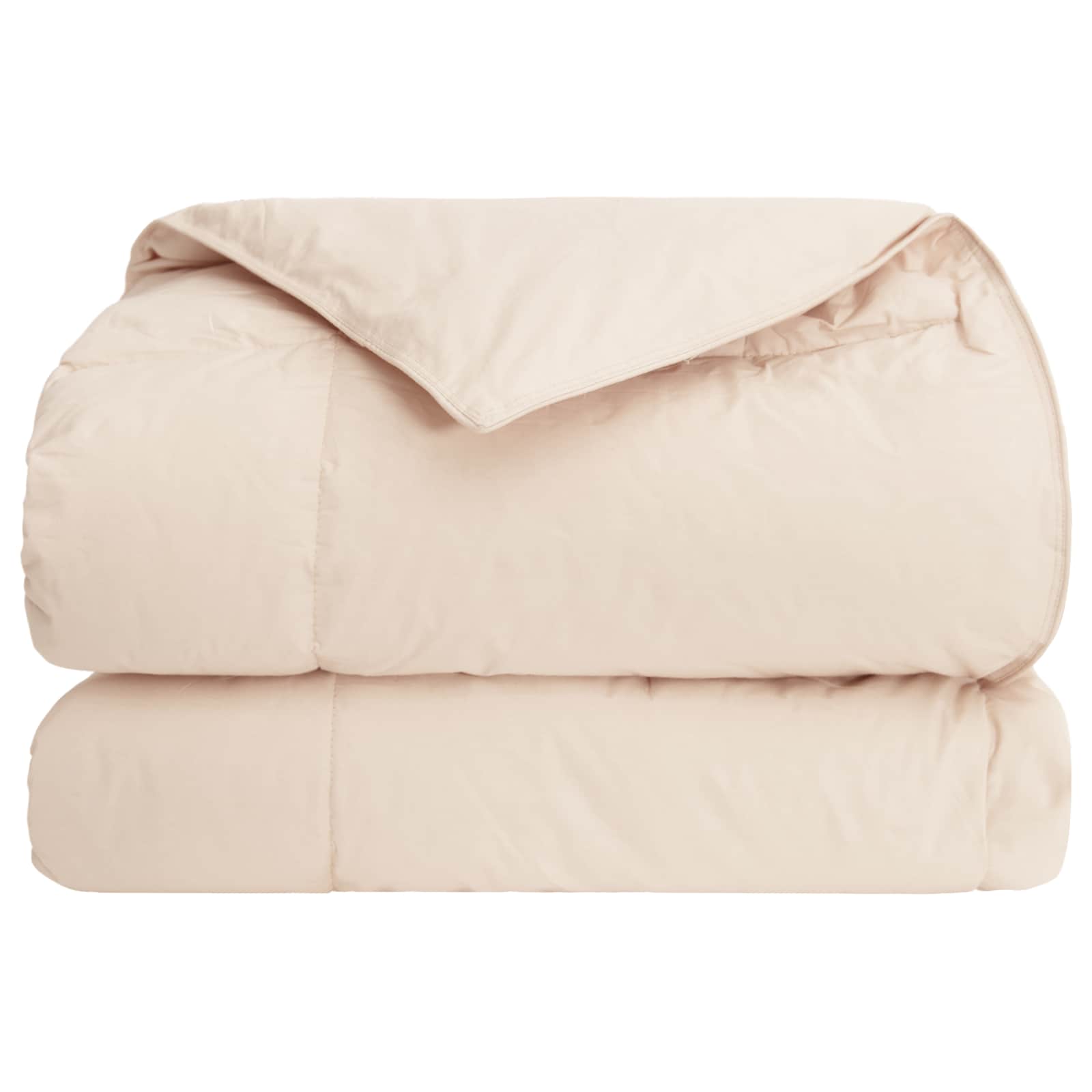 Duvet de ano inteiro bege 220 x 260 cm 100% kapok natural