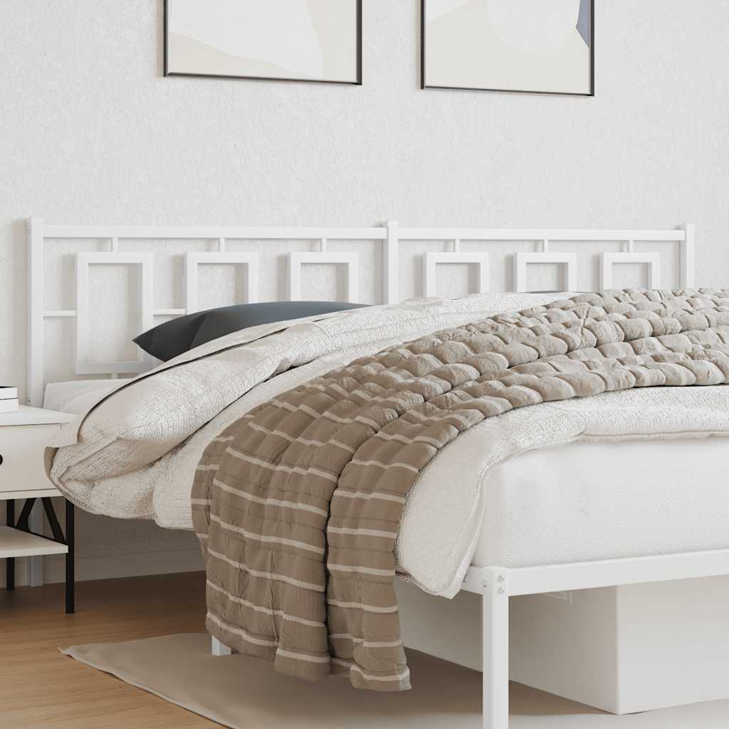 Cabeceira de substituição 193 cm metal branco