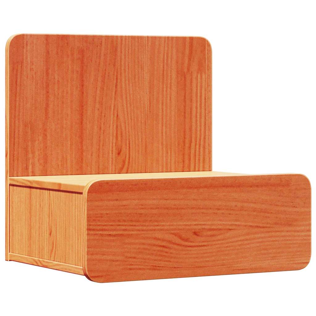 Mesa-de-cabeceira com gaveta marrom cera 44 x 32,5 x 40 cm