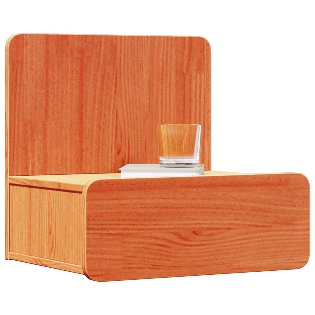 Mesa-de-cabeceira com gaveta marrom cera 44 x 32,5 x 40 cm